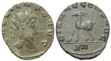 Ancient Coins - Gallienus. Antoninianus. 'Animal/Mythical Series' Issue. Stag.