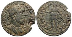 Ancient Coins - Ionia, Ephesus. Macrinus. Æ 29 mm. Artemis. From the Clive Foss Collection.