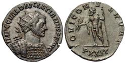 Ancient Coins - Diocletian. Antoninianus. Ticinum Mint. Sharply Struck.