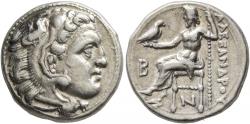 Ancient Coins - Kings of Macedon. Alexander III - The Great. AR Drachm. Kolophon Mint.