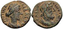 Ancient Coins - Syria, Gadara. Crispina. Æ 19 mm. Zeus.