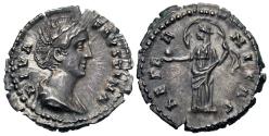 Ancient Coins - Diva Faustina Senior. AR Denarius. Aeternitas.