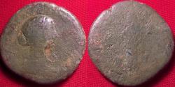 Ancient Coins - LUCILLA AE as. Juno standing, holding patera & scepter.