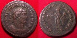 Ancient Coins - CONSTANTIUS I CHLORUS AE large follis. Londinium. Genius standing. 9.6 grams