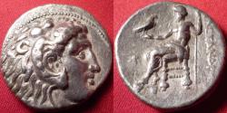 Ancient Coins - ALEXANDER III AR silver tetradrachm. Arados, 320-315 BC. Ptolemy as Satrap. Herakles / Zeus.