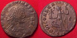 Ancient Coins - CONSTANTINE I THE GREAT AE 22mm follis. IOVI CONSERVATORI AVGG NN, 313 AD, Siscia.