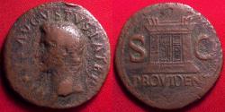 Ancient Coins - DIVUS AUGUSTUS AE as. Struck under Tiberius. PROVIDENT, large altar