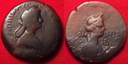 Ancient Coins - AGRIPPINA II AUGUSTA AE diobol. 51-52 AD. Euthenia