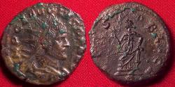 Ancient Coins - CLAUDIUS II GOTHICUS AE heavy antoninianus. SPES PVBLICA, Spes advancing, holding flower