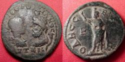 Ancient Coins - GORDIAN III AE pentassarion. Odessos, Moesia Inferior. Confronting busts of Gordian III & Serapis / Serapis standing.