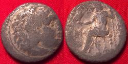 Ancient Coins - ALEXANDER III THE GREAT AR silver drachm. Herakles / Zeus