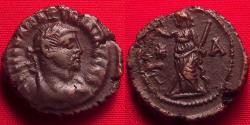 Ancient Coins - MAXIMIANUS AE tetradrachm. Alexandria. Eirene standing, holding palm & scepter. 285-286 AD.