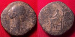 Ancient Coins - LUCILLA AE sestertius. Juno seated, holding patera & scepter.