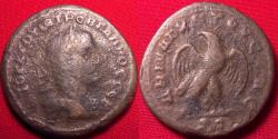 Ancient Coins - TREBONIANUS GALLUS billon silver tetradrachm. Antioch. Eagle standing