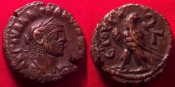 Ancient Coins - DIOCLETIAN AE tetradrachm. Alexandria, 286-287 AD. Eagle standing left