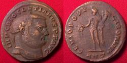 Ancient Coins - DIOCLETIAN AE follis. 10.4 grams. Antioch, 297-298 AD. Genius standing.