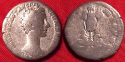 Ancient Coins - COMMODUS CAESAR AR silver denarius. DE GERMANIS, captives under trophy