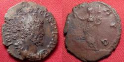 Ancient Coins - TETRICUS I AE antoninianus. Pax standing, holding wreath & long scepter