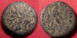 Ancient Coins - PTOLEMY III EUERGETES AE dichalkon. Eagle on thunderbolt