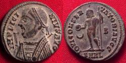 Ancient Coins - LICINIUS I AUGUSTUS AE follis. Alexandria. Jupiter standing