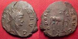 Ancient Coins - GALLIENUS AE antoninianus. APOLLINI CONS AVG, Centaur advancing right.