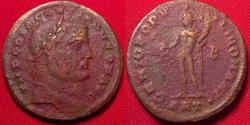 Ancient Coins - DIOCLETIAN AE large follis. Antioch. Genius standing.