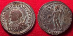 Ancient Coins - LICINIUS II CAESAR AE follis. Alexandria. Jupiter standing.
