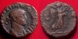 Ancient Coins - DIOCLETIAN AE tetradrachm. Alexandria, 284-285 AD. Nike advancing right.