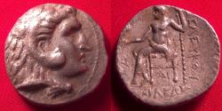 Ancient Coins - SELEUKOS I NIKATOR AR silver tetradrachm. In the style of Alexander the Great, Herakles / Zeus. 300 BC