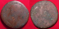 Ancient Coins - HADRIAN AE sestertius. Goddess standing