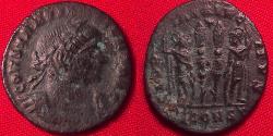 Ancient Coins - CONSTANTINE II CAESAR AE3. Constantinople mint. Soldiers & standards