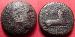 Ancient Coins - PHILIP V King of Macedon AE unit. Herakles / Two goats. 186-182 BC.