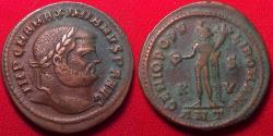 Ancient Coins - MAXIMIANUS AE large follis. Genio Populi Romani, Struck at Antioch.