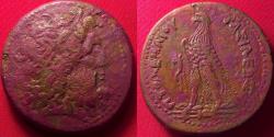 Ancient Coins - PTOLEMY III EUERGETES AE large drachm. 69.3 grams. Eagle on thunderbolt, Chi-Rho below