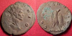 Ancient Coins - DIVUS CLAUDIUS II GOTHICUS AE antoninianus. Struck by Quintillus. Eagle standing.