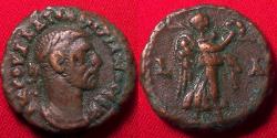 Ancient Coins - DIOCLETIAN AE tetradrachm. Alexandria, 284-285 AD. Nike advancing right.