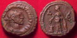 Ancient Coins - DIOCLETIAN AE tetradrachm. Alexandria. Eusebeia standing, sprinkling incense over altar