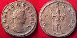 Ancient Coins - GALLIENUS AR silvered antoninianus. Antioch. IOVI STATORI