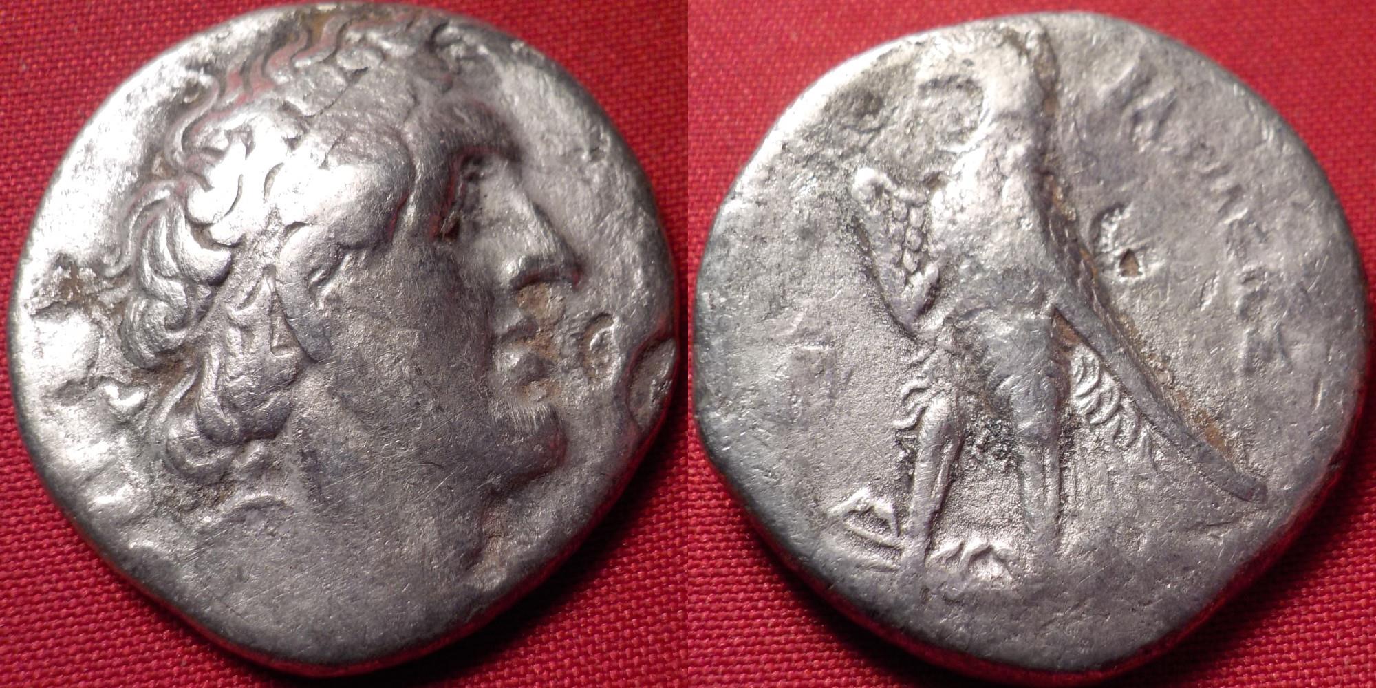 PTOLEMY I SOTER AR silver tetradrachm. 288-287 BC. 'Delta