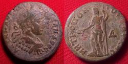 Ancient Coins - SEVERUS ALEXANDER AE tetrassarion. Tomis, Moesia. Homonoia standing, holding patera & cornucopia