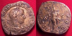Ancient Coins - GORDIAN III AE sestertius. FELICIT TEMPOR, Felicitas standing.