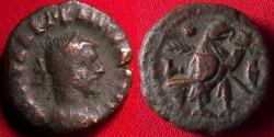 Ancient Coins - DIOCLETIAN AE tetradrachm. Alexandria. Eagle standing, holding palm & wreath