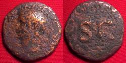 Ancient Coins - TIBERIUS AE as. Rome, 22-23 AD. Legend around SC