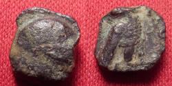 Ancient Coins - ATHENS AR silver obol. Imitative from Philistia, 4th century BC. Athena / Owl