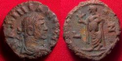 Ancient Coins - MAXIMIANUS AE tetradrachm. Alexandria, 286-287 AD. Elpis standing left.