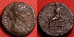 Ancient Coins - LUCILLA AE as. Venus seated left, holding victory & scepter.