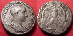 Ancient Coins - GORDIAN III AR silver tetradrachm. Antioch. Eagle sanding, facing.