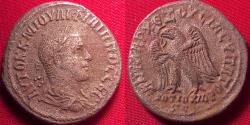 Ancient Coins - PHILIP II AUGUSTUS AR billon tetradrachm. Antioch, Eagle standing.