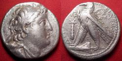 Ancient Coins - DEMETRIOS II NIKATOR AR silver tetradrachm. Second reign, 127-126 BC.