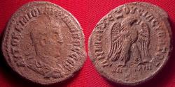 Ancient Coins - PHILIP II AUGUSTUS AR billon tetradrachm. Antioch, Eagle standing.